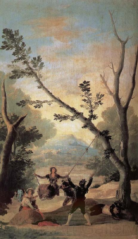Francisco Goya The Swing Norge oil painting art